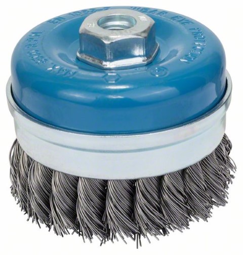 BOSCH WIRE CUP BRUSH HEAVY FOR METAL 90 MM X 0.5 MM M14 